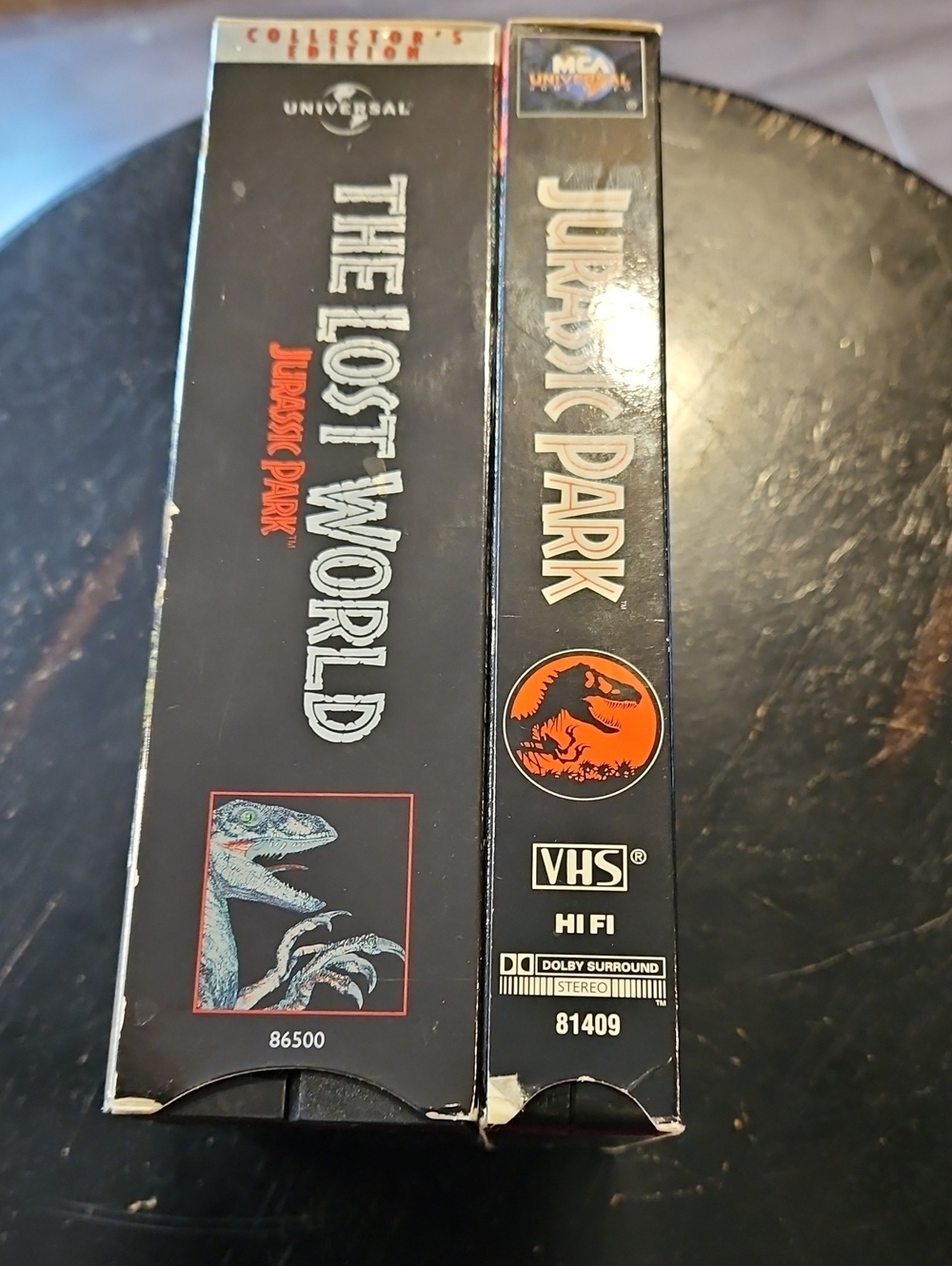 Jurassic Park And Jurassic Park World Collector Edition VHS Set - Used